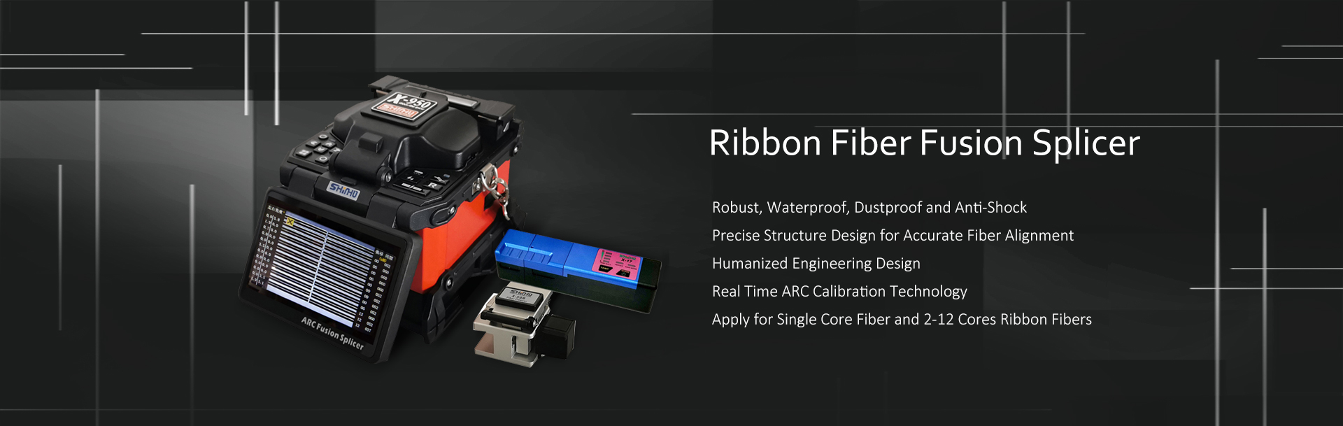 X-950 ribbon fiber fusion splicer